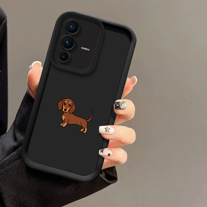 Vivo V40 - Animal Dachshund Dog Phone Case For