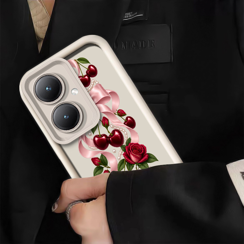 Cartoon Cherry Bow Pattern Pho - Vivo Y28 ulasan dan harga
