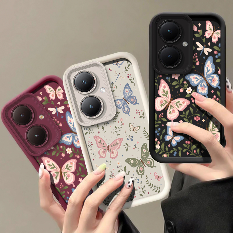 Colorful Butterfly Phone Case  - Vivo Y28 ulasan dan harga