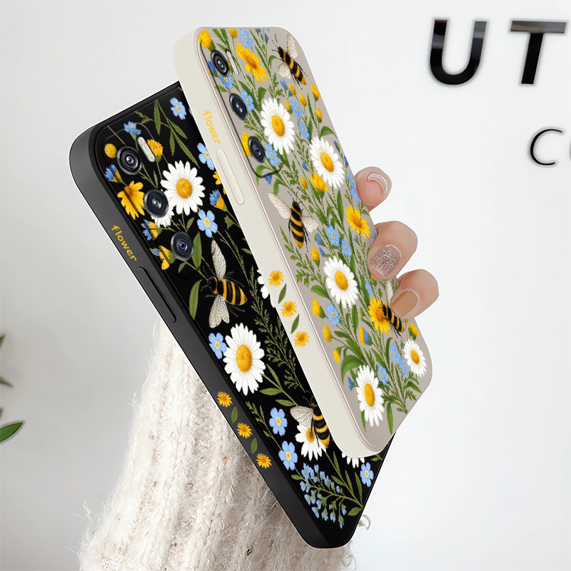 Cute Bee Floral Pattern Case F - Vivo V40 ulasan dan harga