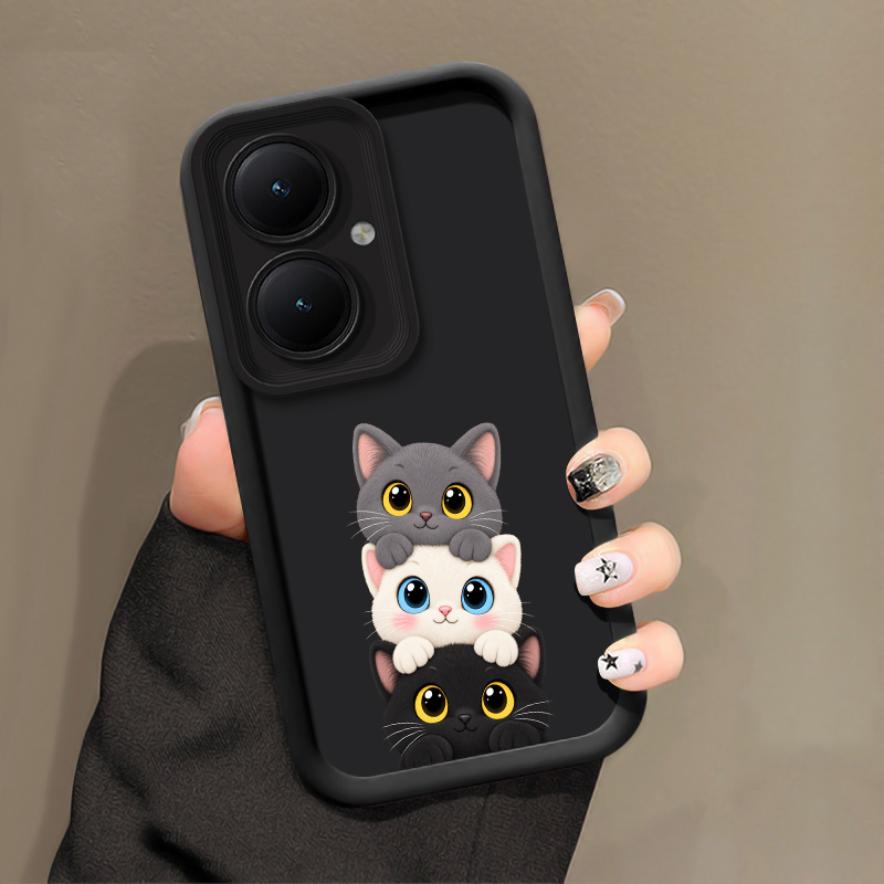 Cute Funny Cat Pattern Phone C - Vivo Y28 ulasan dan harga