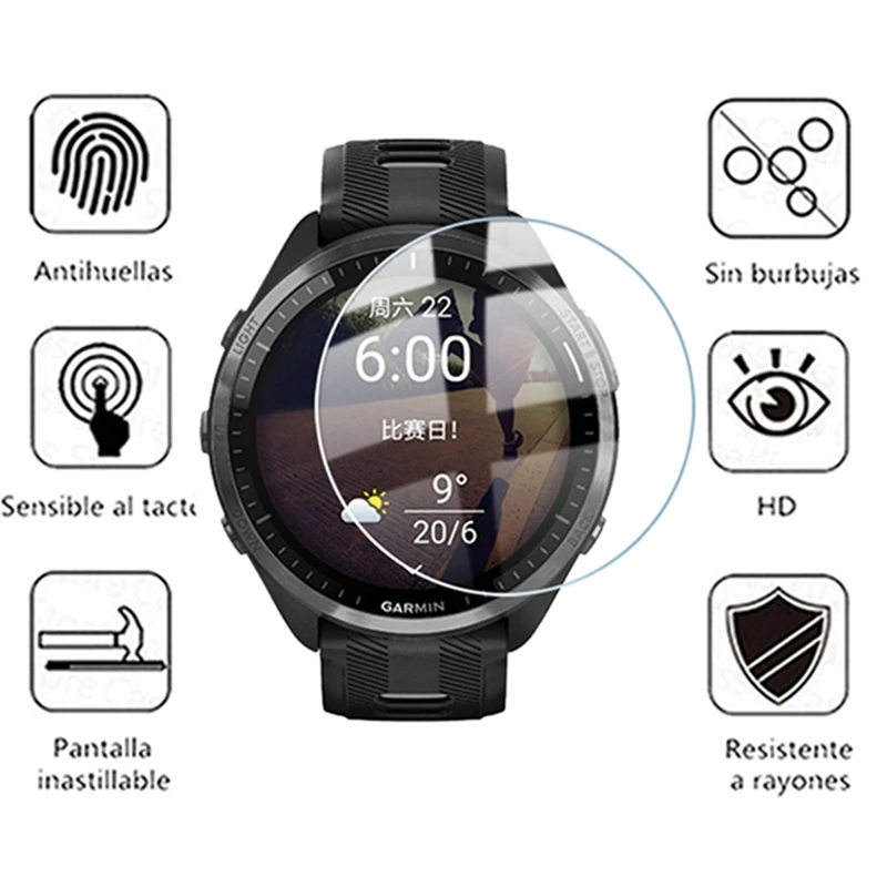 Tempered Glass For Garmin Fore - Tempered Glass Screen 9H ulasan dan harga