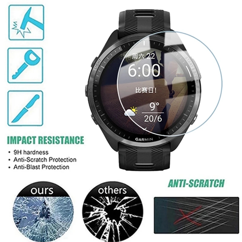 Tempered Glass For Garmin Fore - Tempered Glass Screen 9H ulasan dan harga