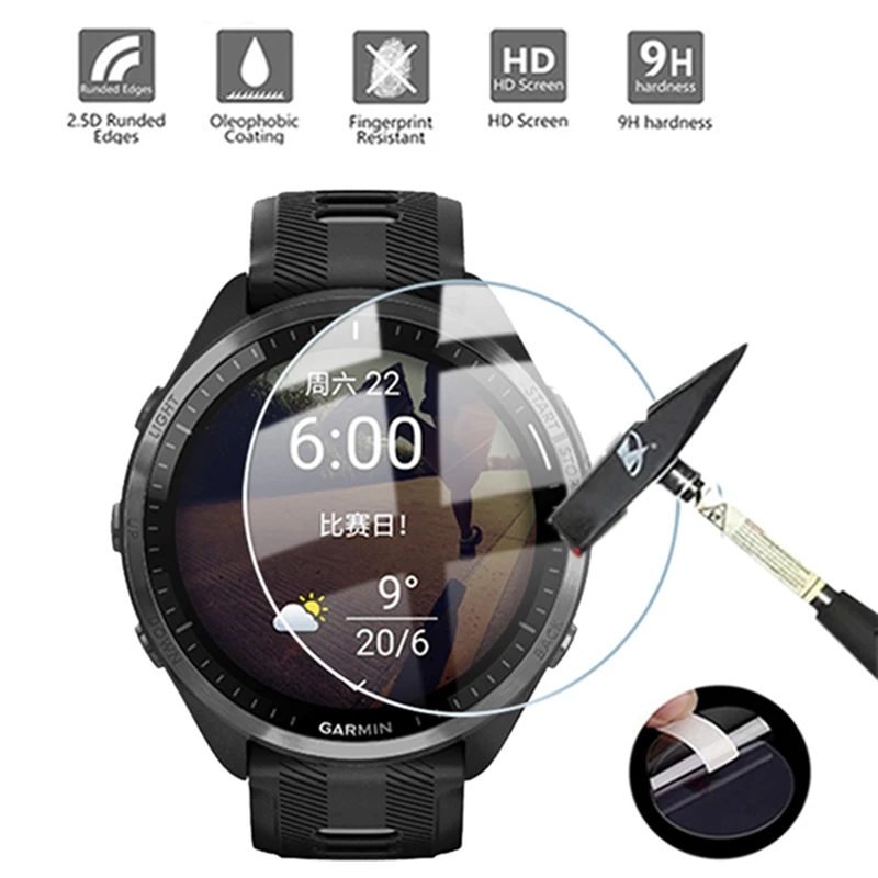 Tempered Glass For Garmin Fore - Tempered Glass Screen 9H ulasan dan harga
