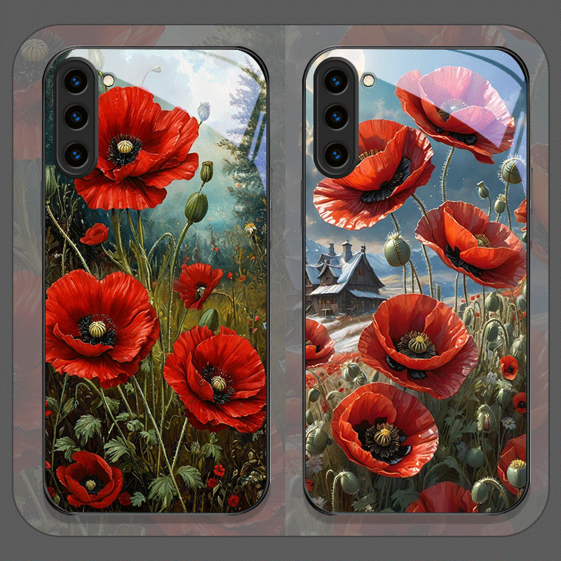 Retro Poppy Flower Bloom Hot R - Samsung Galaxy S25 ulasan dan harga