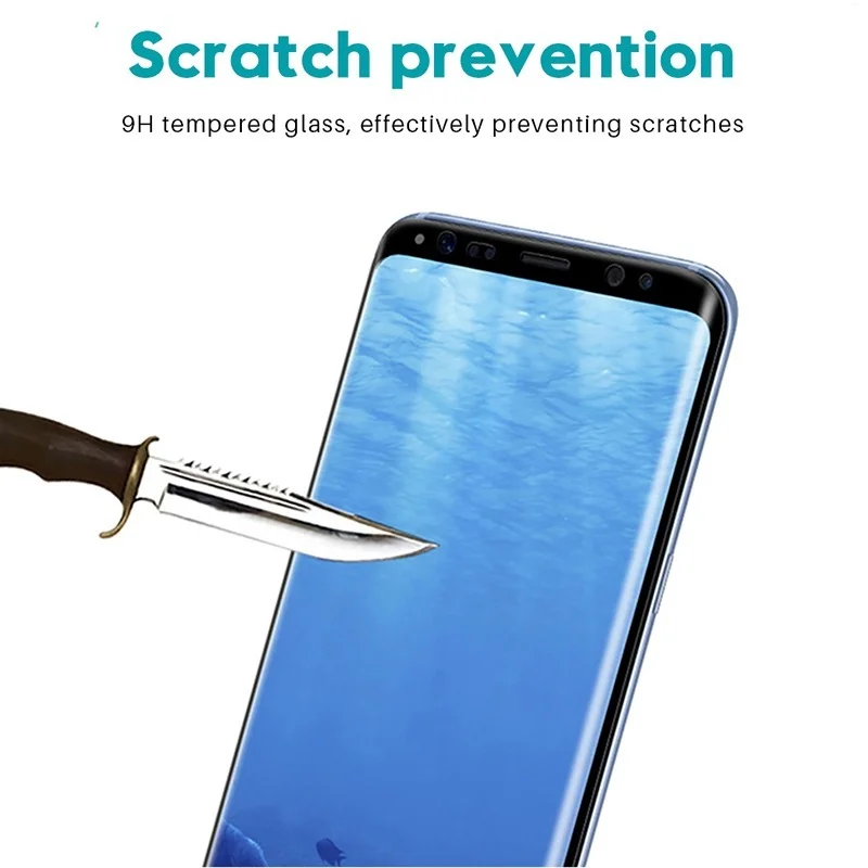 9D Curved Tempered Glass Film  - Curved Edge Screen ulasan dan harga