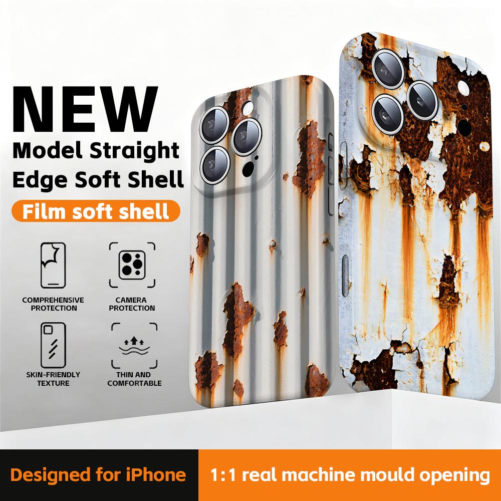 Rust texture Phone Case Straig - Apple Iphone 15 Pro Max ulasan dan harga